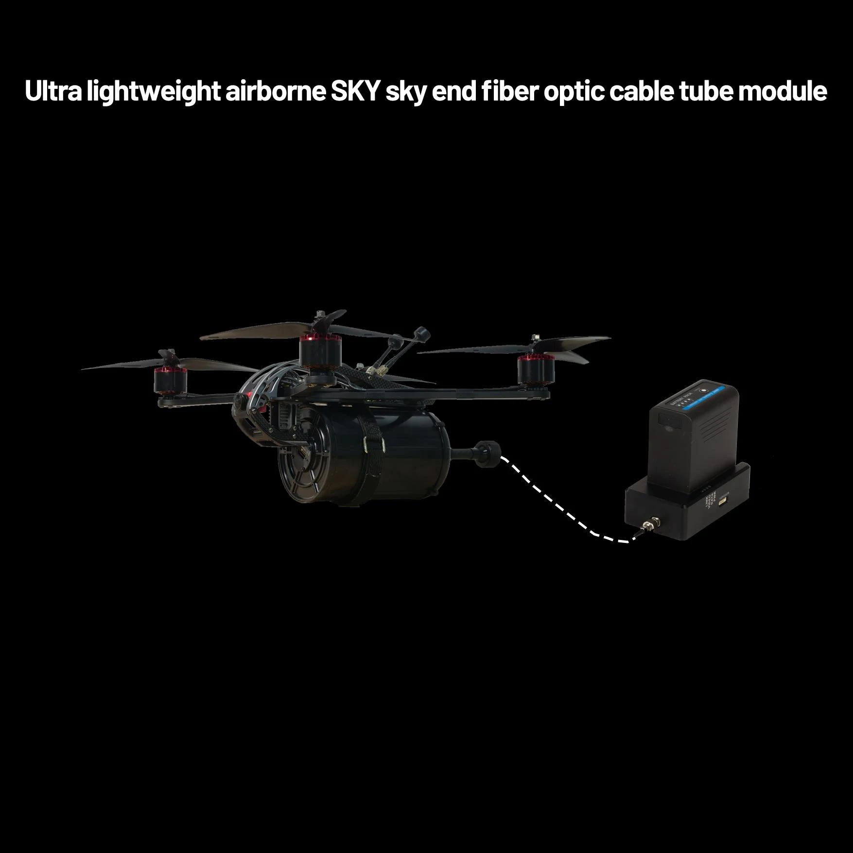 Extended Range Anti-interference Fiber Optic Module Cable Tray For FPV UAV RC Cars 1KM to 30KM Available_1